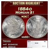 1884-o Morgan Dollar $1 ms66+ SEGS