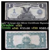 1899 $1 large size Silver Certificate 'Black Eagle