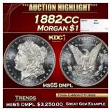 1882-cc Morgan Dollar $1 ms65 dmpl SEGS