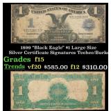 1899 $1 large size Silver Certificate "Black Eagle