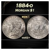 1884-o Morgan Dollar $1 Grades ms62+