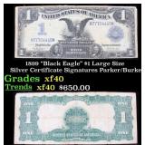 1899 $1 large size Silver Certificate "Black Eagle
