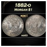 1882-o Morgan Dollar $1 Grades ms63