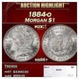 1884-o Morgan Dollar $1 ms66+ SEGS