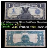 1899 $1 large size Silver Certificate 'Black Eagle