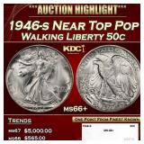 1946-s Walking Liberty Half Dollar Near Top Pop 50