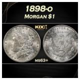 1898-o Morgan Dollar $1 Grades ms63+