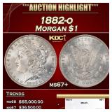 1882-o Morgan Dollar $1 ms67+ SEGS