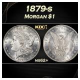 1879-s Morgan Dollar $1 Grades ms62+