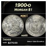 1900-o Morgan Dollar $1 Grades ms65