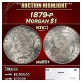 1879-p Morgan Dollar $1 ms65+ SEGS