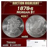 1878-s Morgan Dollar $1 ms66 SEGS