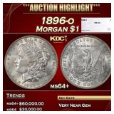 1896-o Morgan Dollar $1 ms64+ SEGS