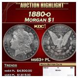 1880-o Morgan Dollar $1 ms63+ PL SEGS