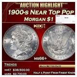 1900-s Morgan Dollar Near Top Pop $1 ms66+ SEGS