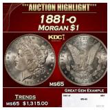 1881-o Morgan Dollar $1 ms65 SEGS