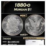 1880-o Morgan Dollar $1 ms63+ SEGS