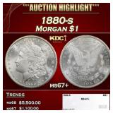 1880-s Morgan Dollar $1 ms67+ SEGS
