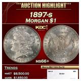 1897-s Morgan Dollar $1 ms66+ SEGS