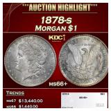1878-s Morgan Dollar $1 ms66+ SEGS