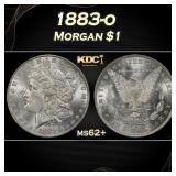 1883-o Morgan Dollar $1 Grades ms62+