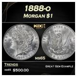 1888-o Morgan Dollar $1 Grades ms65