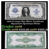 1923 $1 large size Silver Certificate Grades Choic
