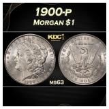 1900-p Morgan Dollar $1 Grades ms63