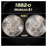1882-o Morgan Dollar $1 Grades ms64