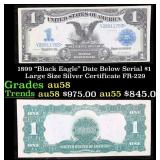 1899 $1 large size Silver Certificate "Black Eagle