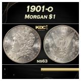 1901-o Morgan Dollar $1 Grades ms63