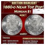 1880-o Morgan Dollar Near Top Pop! $1 ms65+ SEGS