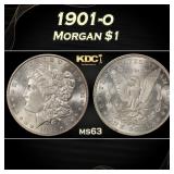 1901-o Morgan Dollar $1 Grades ms63