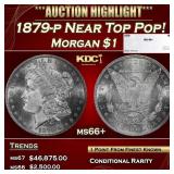 1879-p Morgan Dollar Near Top Pop! $1 ms66+ SEGS