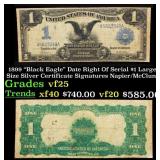 1899 $1 large size Silver Certificate "Black Eagle