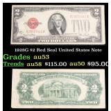 1928G $2 Red Seal United States Note Grades Select