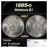 1885-o Morgan Dollar $1 ms66+ SEGS
