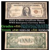 1935A $1 Silver Certificate Hawaii WWII Emergency