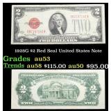 1928G $2 Red Seal United States Note Grades Select