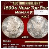 1899-s Morgan Dollar Near Top Pop $1 ms66+ SEGS