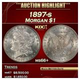 1897-s Morgan Dollar $1 ms66+ SEGS
