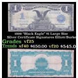 1899 $1 large size Silver Certificate "Black Eagle