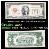1928G $2 Red Seal United States Note Grades Select