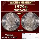 1879-s Morgan Dollar $1 ms67 SEGS