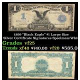 1899 $1 large size Silver Certificate "Black Eagle