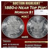 1880-o Morgan Dollar Near Top Pop! $1 ms65 SEGS