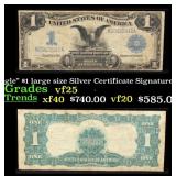 1899 $1 large size Silver Certificate 'Black Eagle