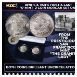 1878-s & 1921-s First & Last 
