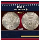 1901-o Morgan Dollar $1 Grades ms62+