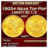 1903-p Gold Liberty Quarter Eagle Near Top Pop $2